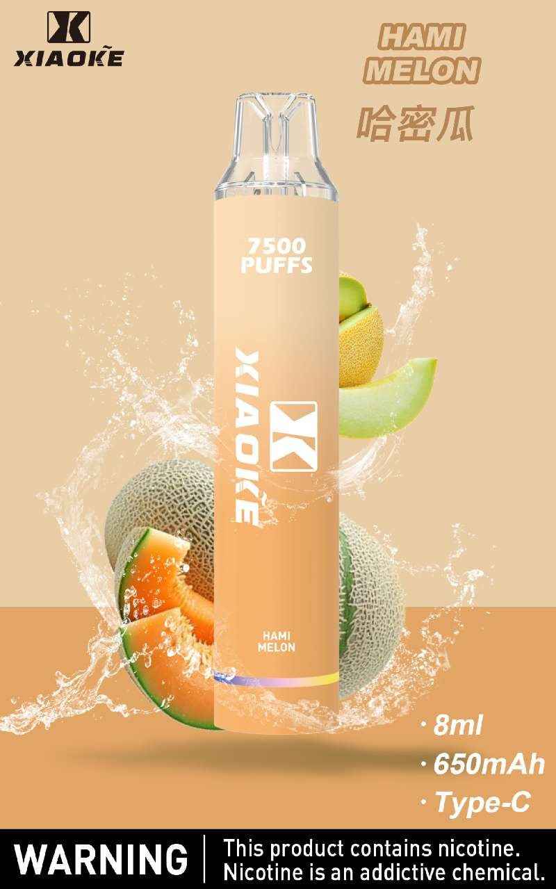 XIAOKE梟客拋棄式 7500口 一次性電子霧化棒