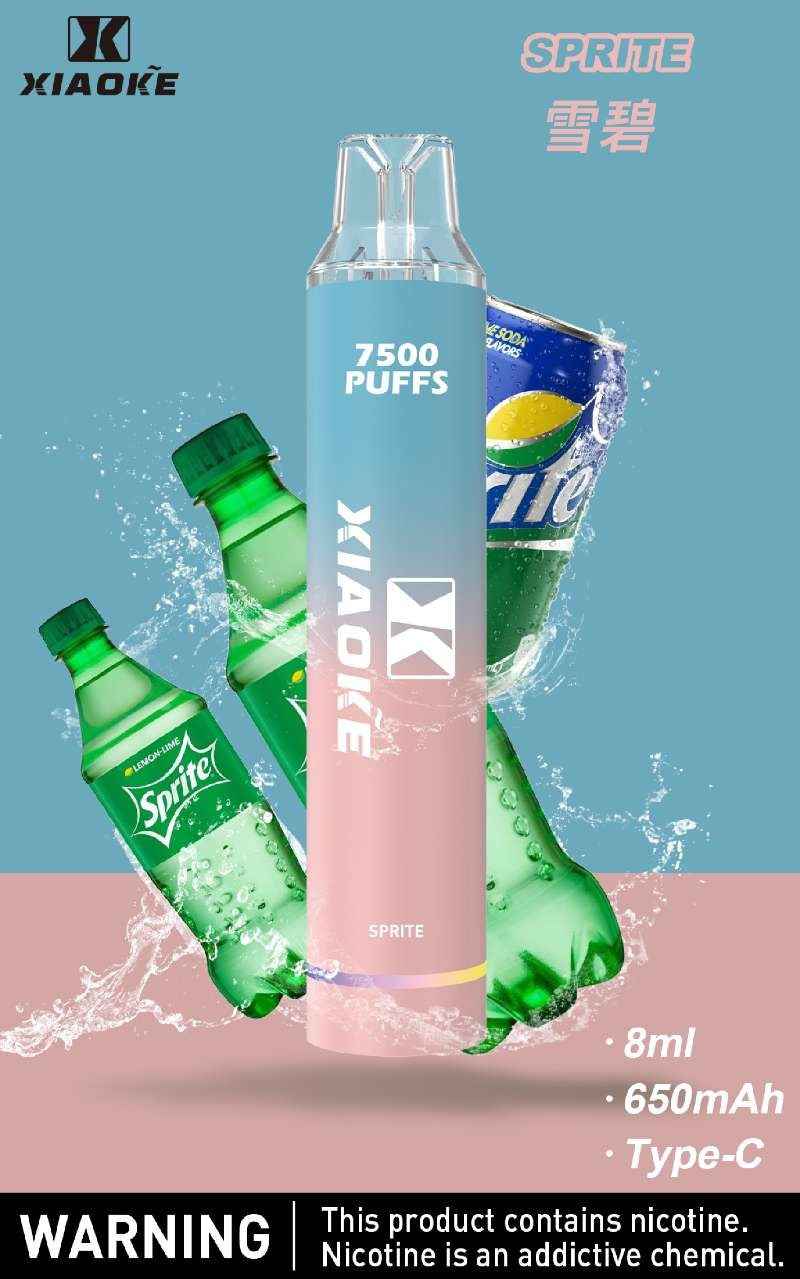 XIAOKE梟客拋棄式 7500口 一次性電子霧化棒