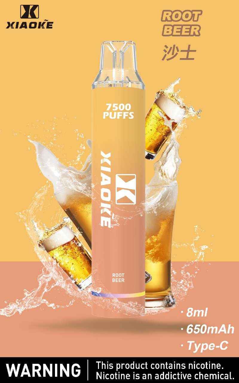 XIAOKE梟客拋棄式 7500口 一次性電子霧化棒