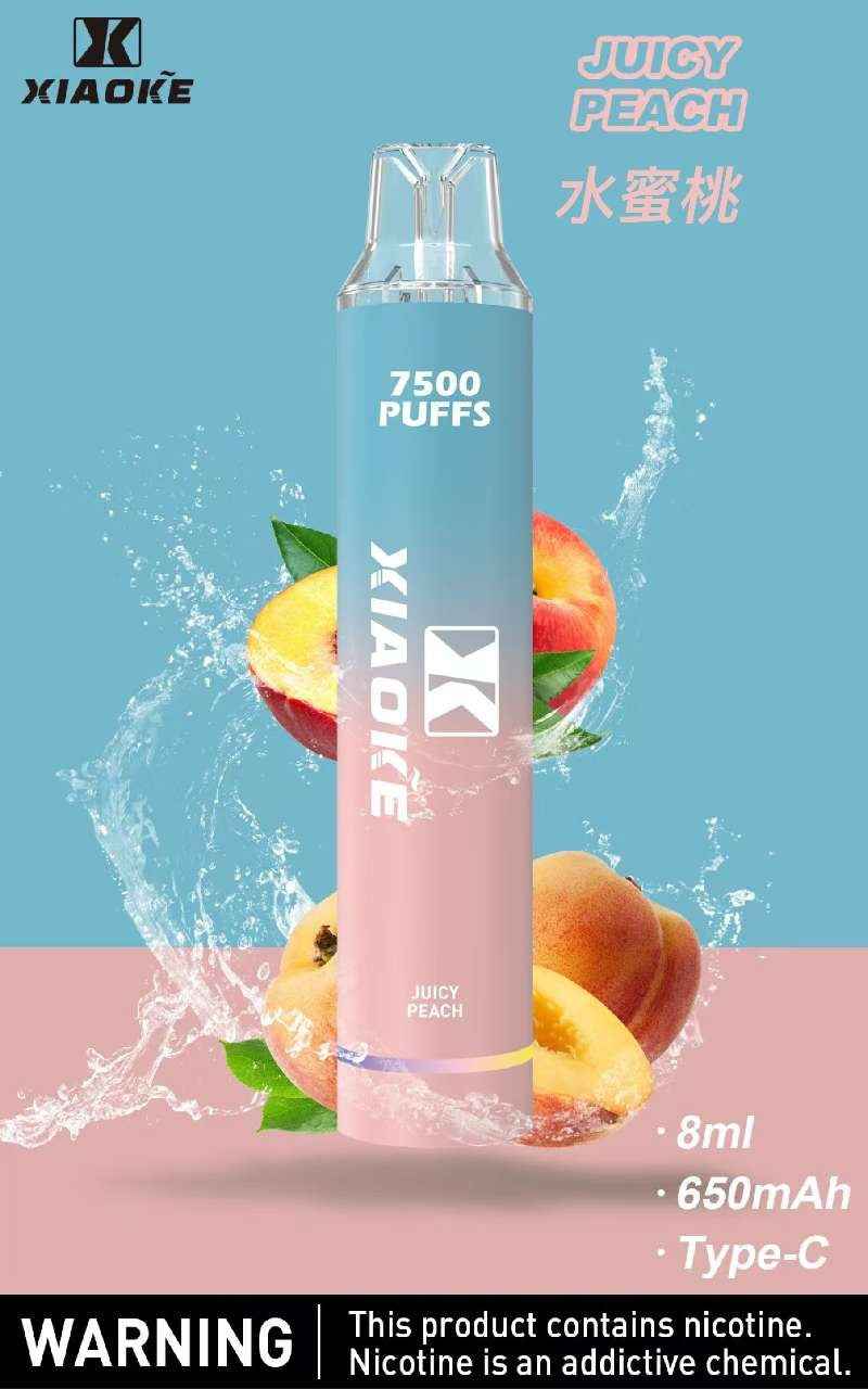 XIAOKE梟客拋棄式 7500口 一次性電子霧化棒