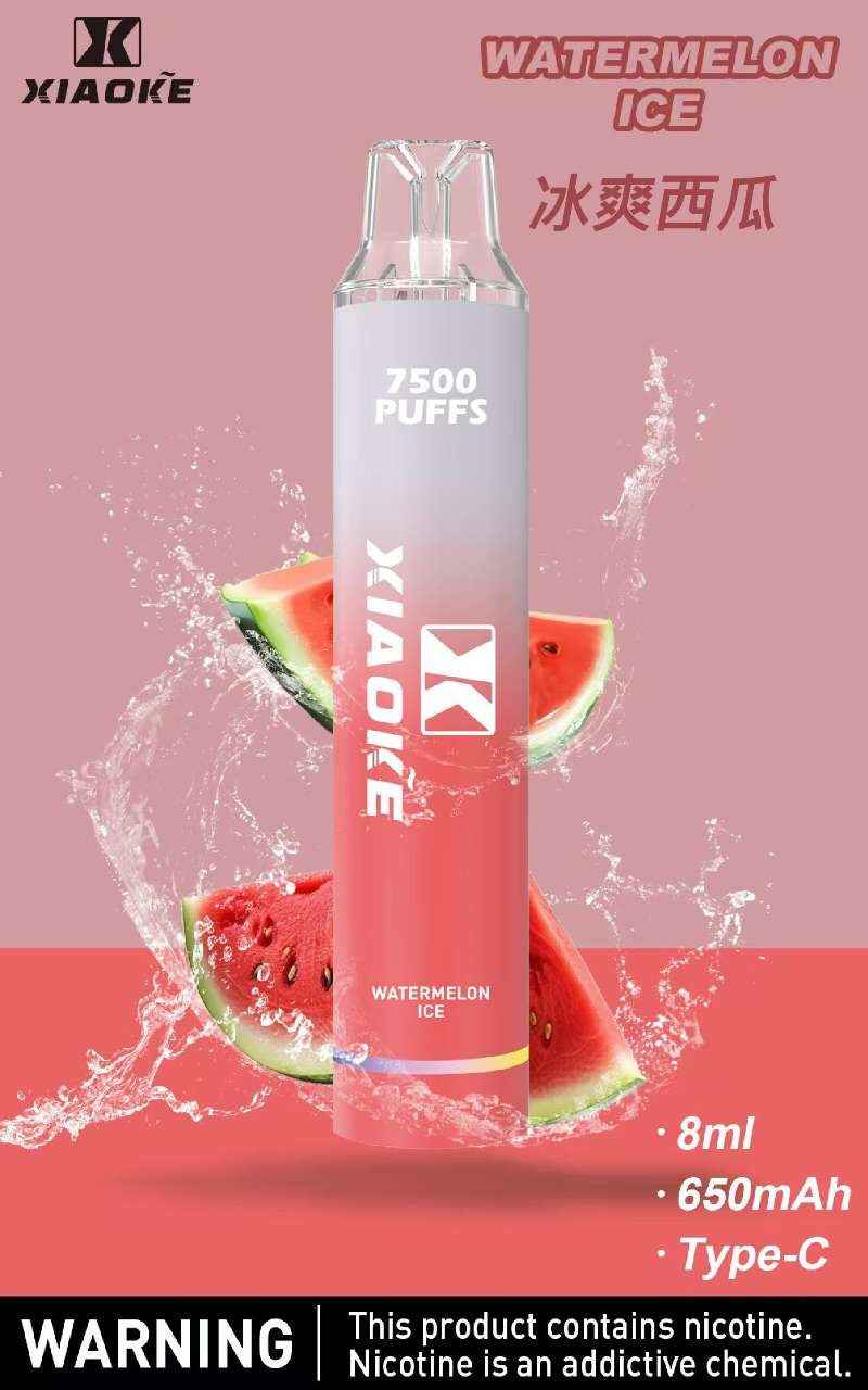 XIAOKE梟客拋棄式 7500口 一次性電子霧化棒