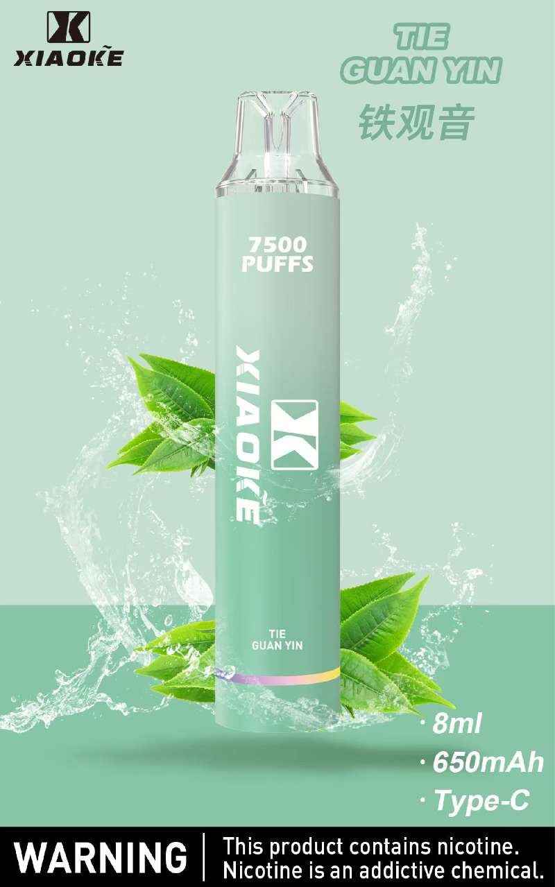 XIAOKE梟客拋棄式 7500口 一次性電子霧化棒
