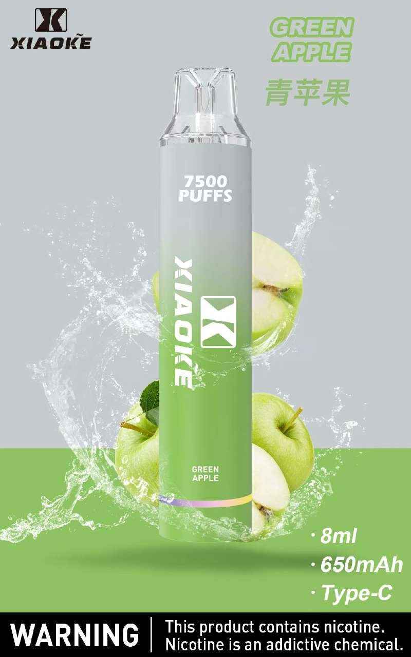 XIAOKE梟客拋棄式 7500口 一次性電子霧化棒