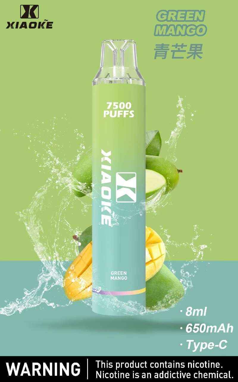 XIAOKE梟客拋棄式 7500口 一次性電子霧化棒