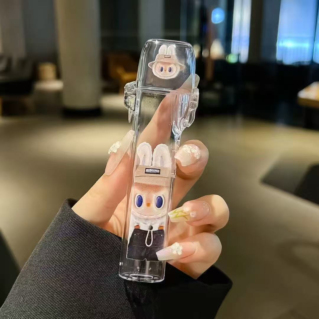 Labubu彈蓋保護殼 拉布布印花圖案 電子煙主機保護殼