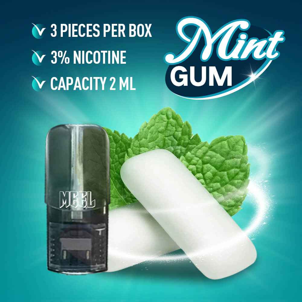 【買5盒贈主機】MEEL一代煙彈 黑色半透霧化倉 一盒3入