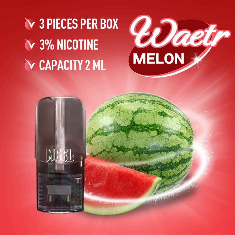 【買5盒贈主機】MEEL一代煙彈 黑色半透霧化倉 一盒3入