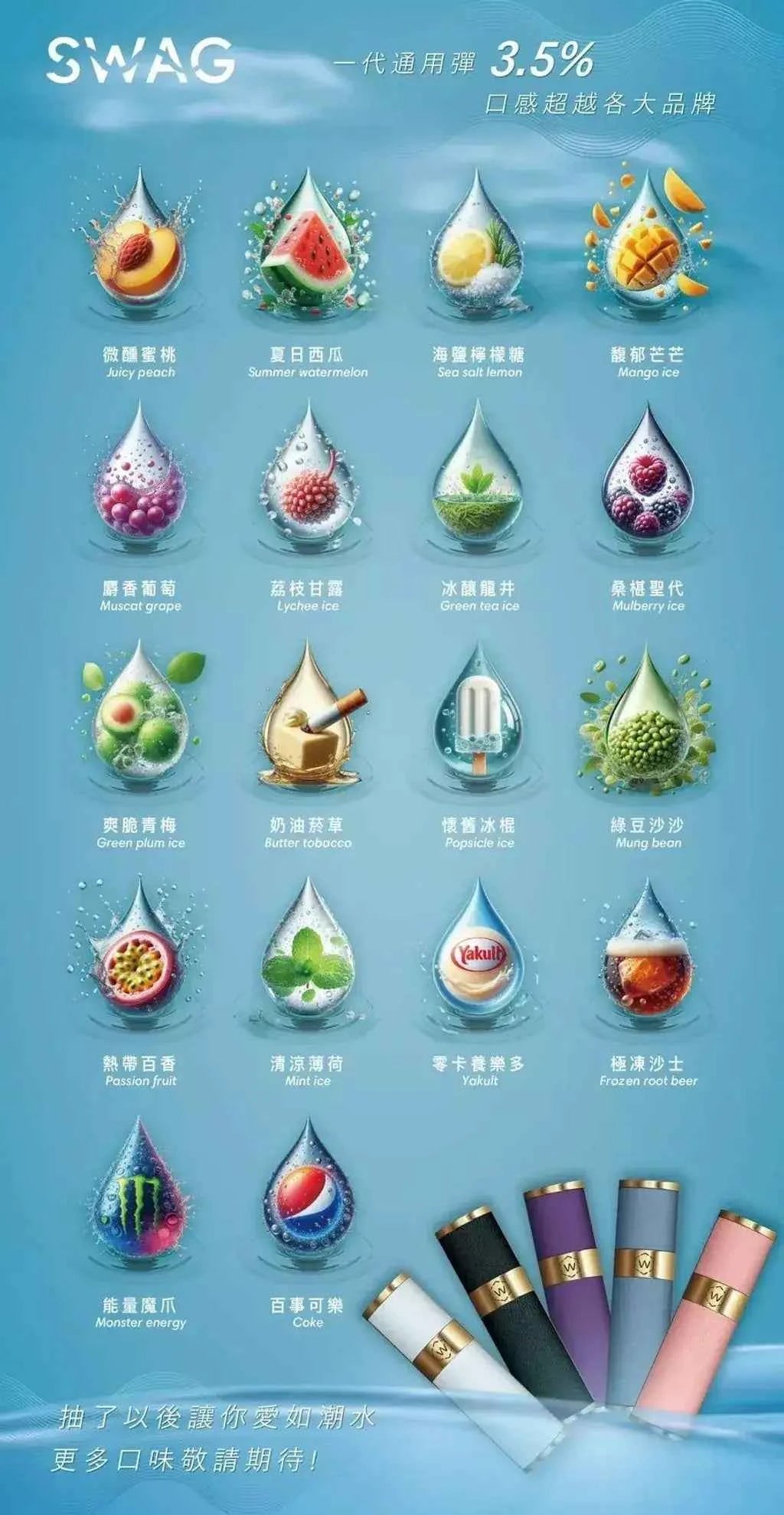 【買5贈皮革主機】SWAG煙彈 一代通用彈 3入組