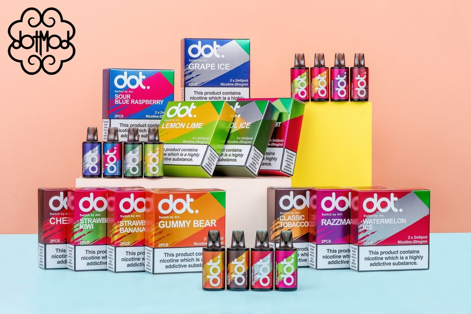 美國佩特里原裝彈 DOTMOD DOT SWITCH 霧化彈 3.5ml 一盒2顆