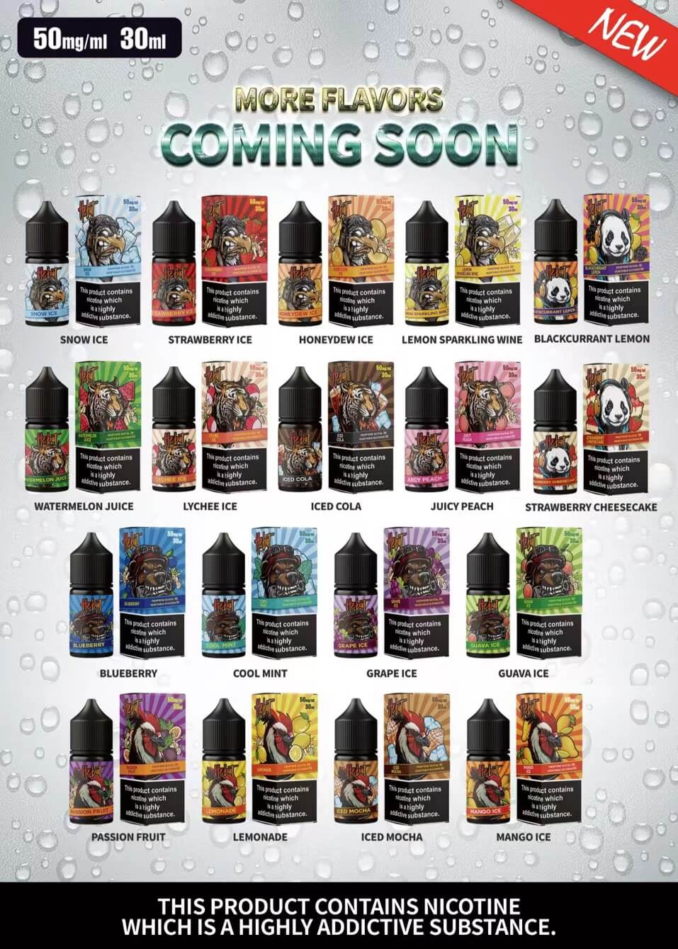 喜貝 Hebat 煙油 30ML/50MG 電子菸小煙油