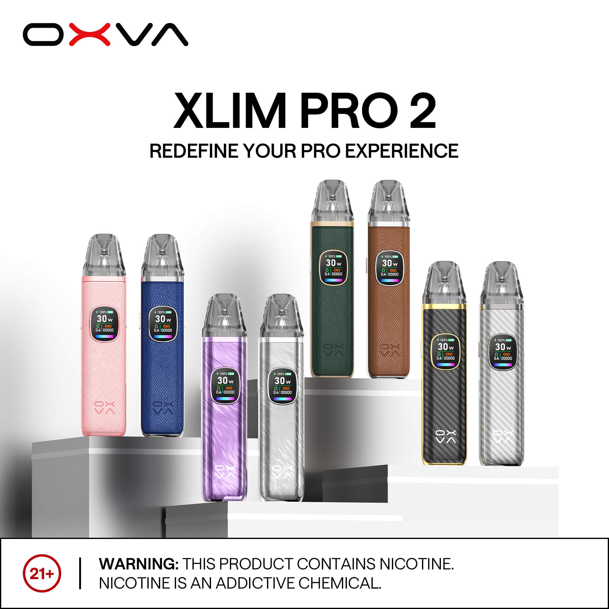 OXVA Xlim Pro 2 小蠻牛二代PRO主機套裝 30W功率