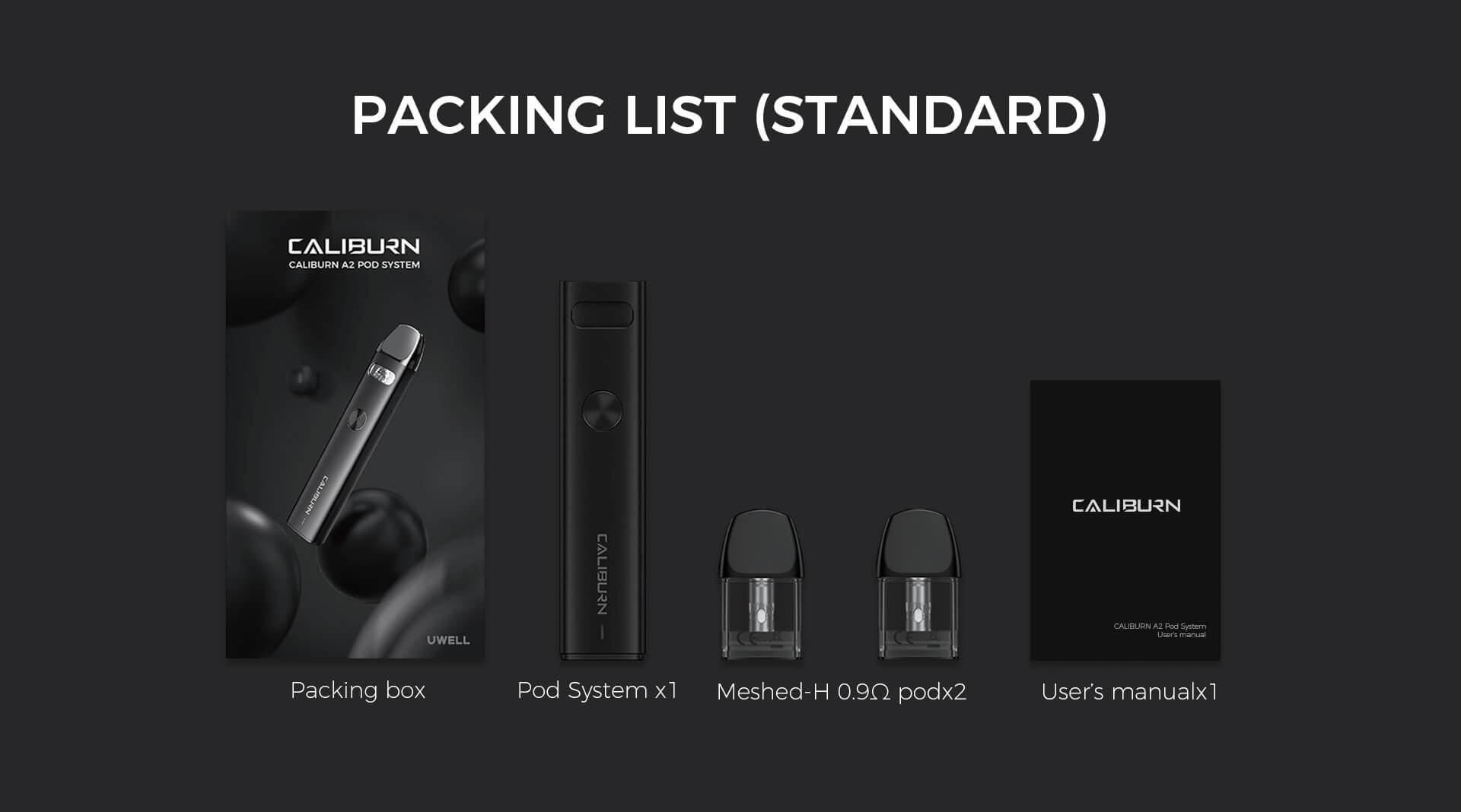 Uwell咖喱A2主機套裝 注油小煙機