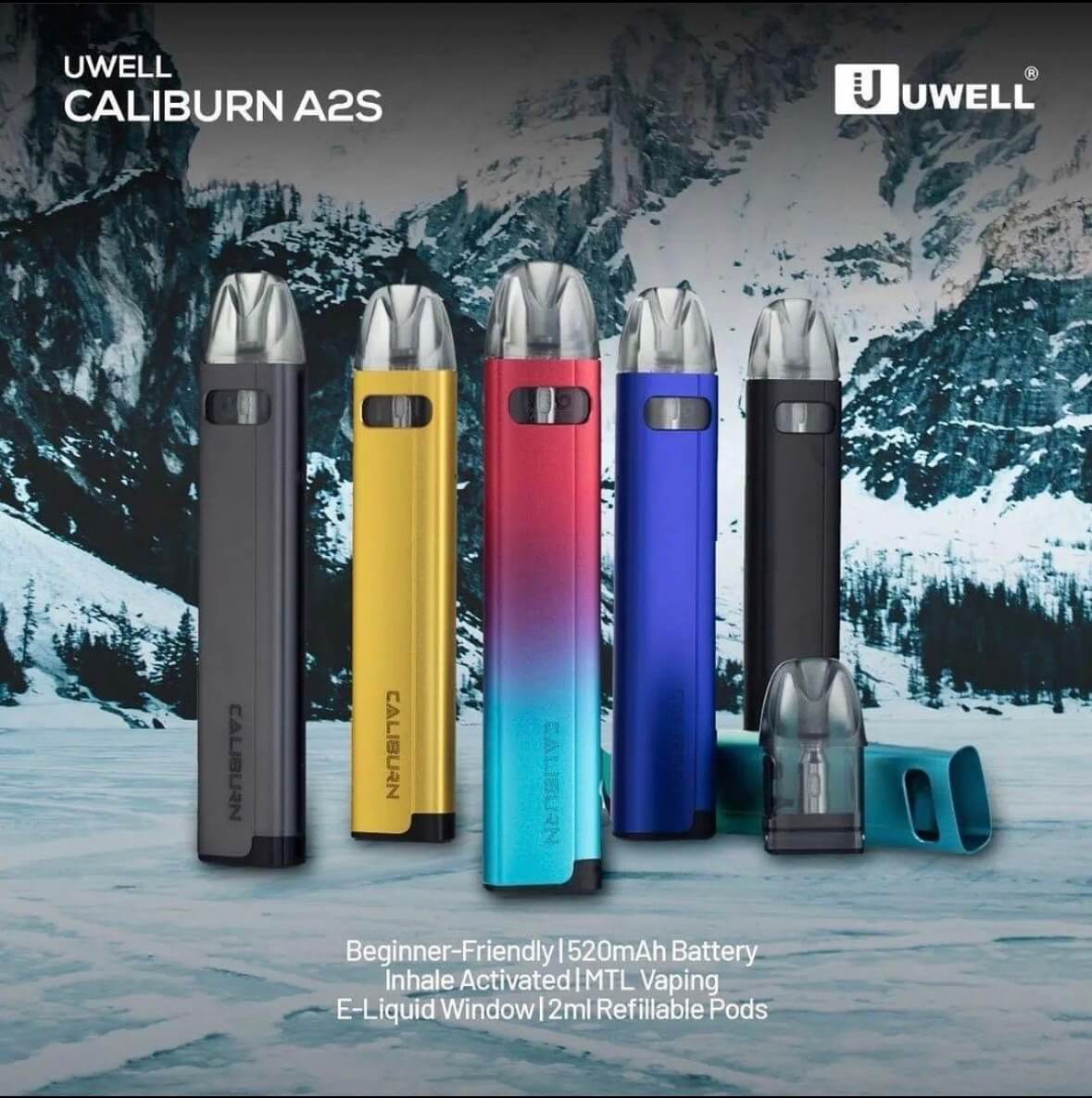 Uwell咖喱A3主機套裝 注油電子設備