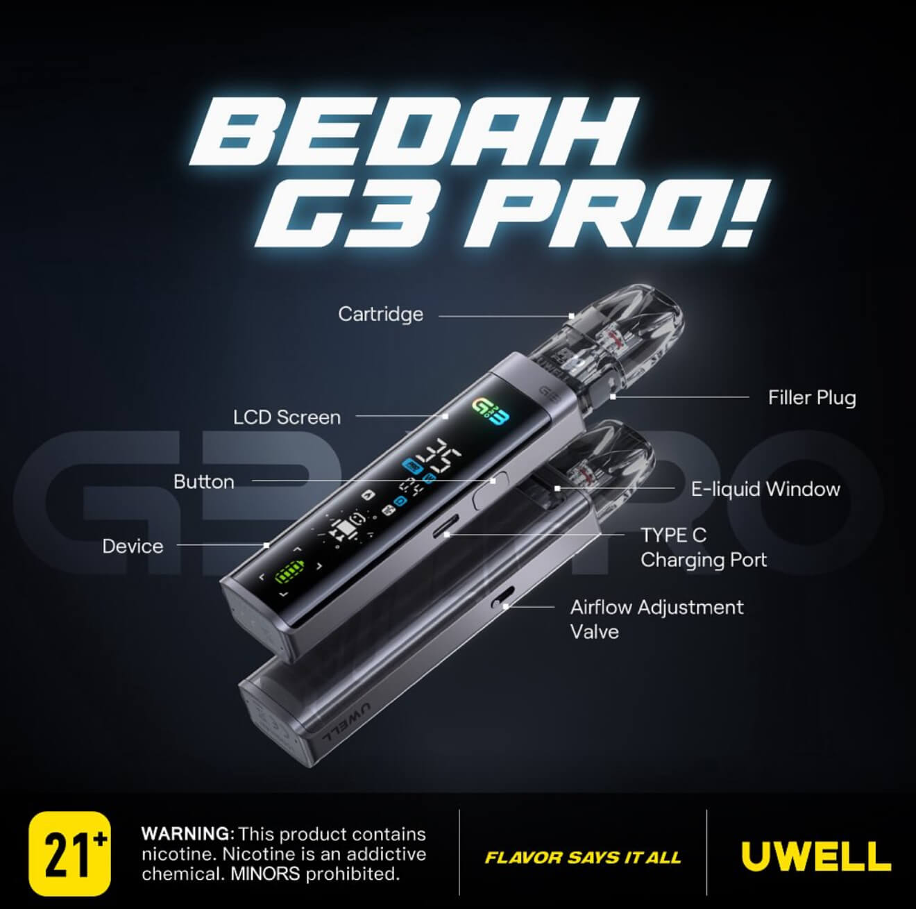 UWELL Caliburn G3 Pro 咖哩棒 套裝