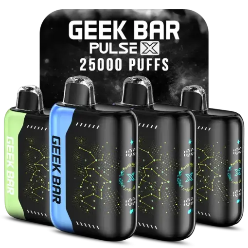 美國爆品GEEK BAR Pulse X 25000口 脈衝一次性盒子 拋棄式