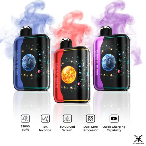 美國爆品GEEK BAR Pulse X 25000口 脈衝一次性盒子 拋棄式