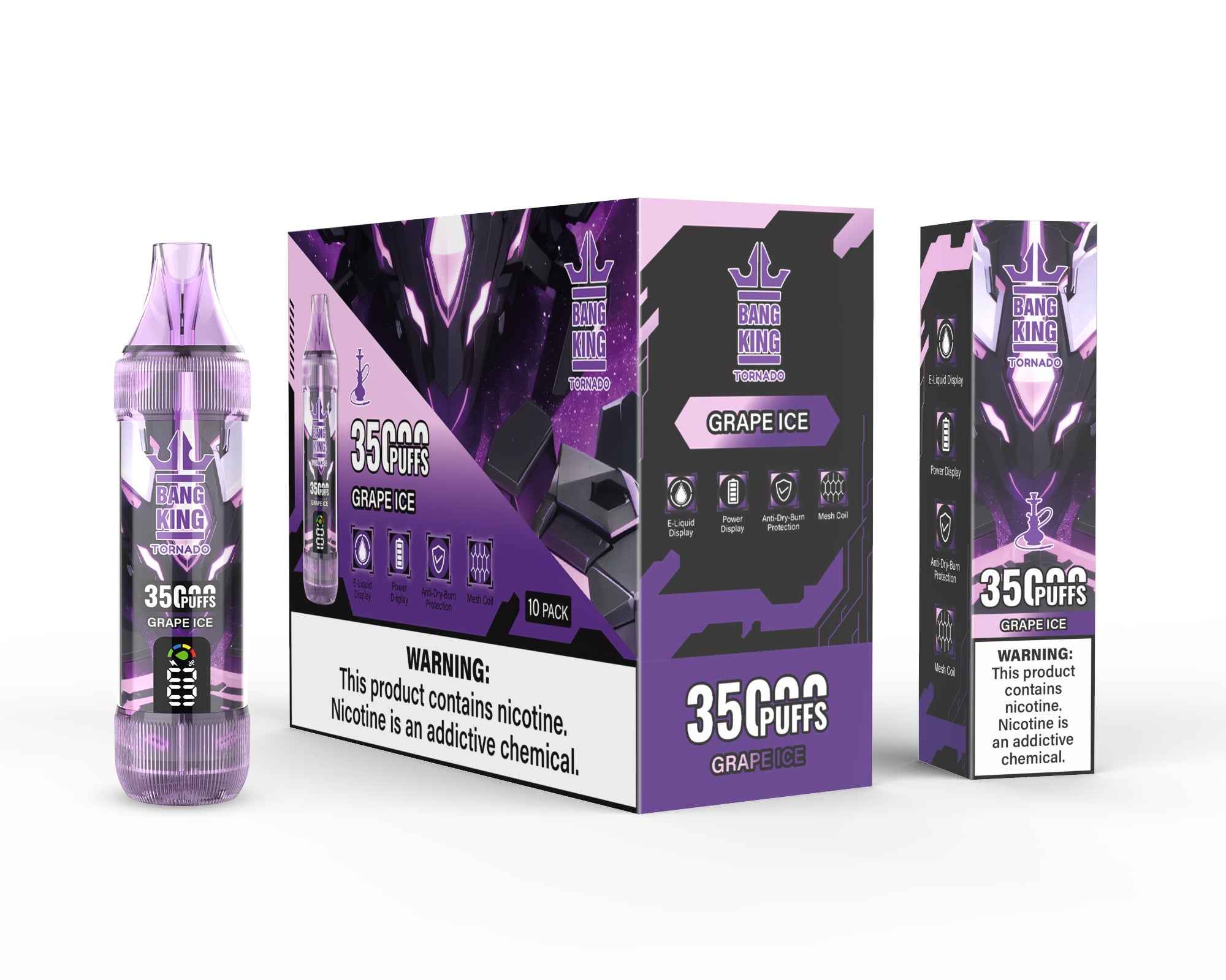 Bang King拋棄式35000口  歐美熱銷王者級一次性