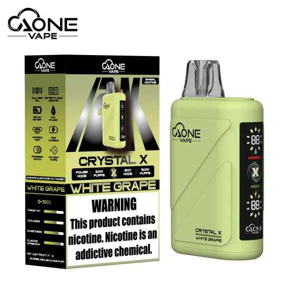 AONE VAPE CRYSTAL X 水晶2代拋棄式 12000口