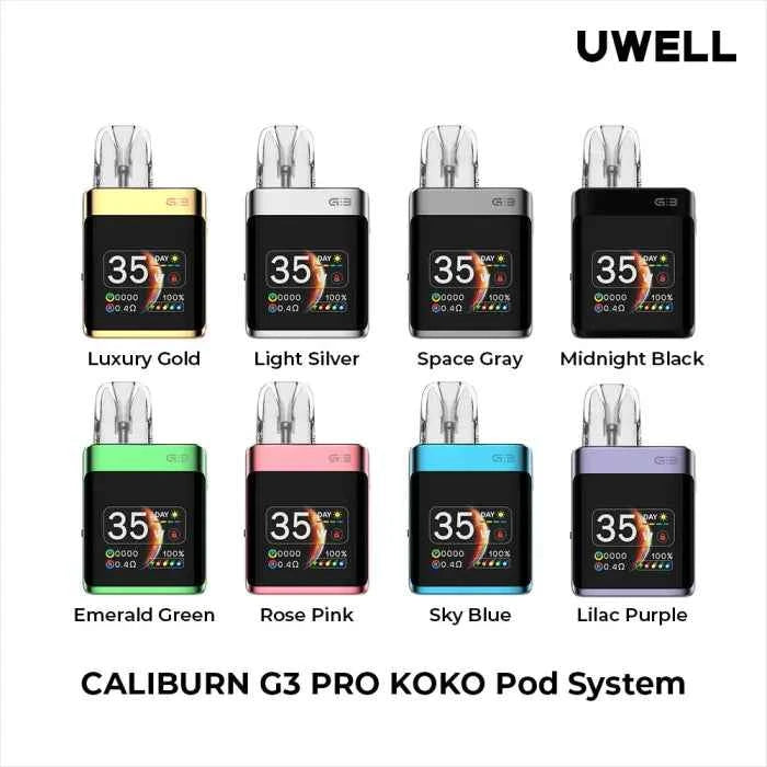 UWELL CALIBURN G3 PRO KOKO 35W熒屏注油機