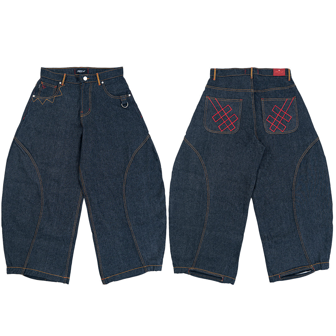 [ EZKATON ]★24FW★韓国人気★TIN WASHING DAMAGE DENIM PANTS EZKATON ]☆24FW☆韓国人気☆TIN WASHING DAMAGE DENIM PANTS