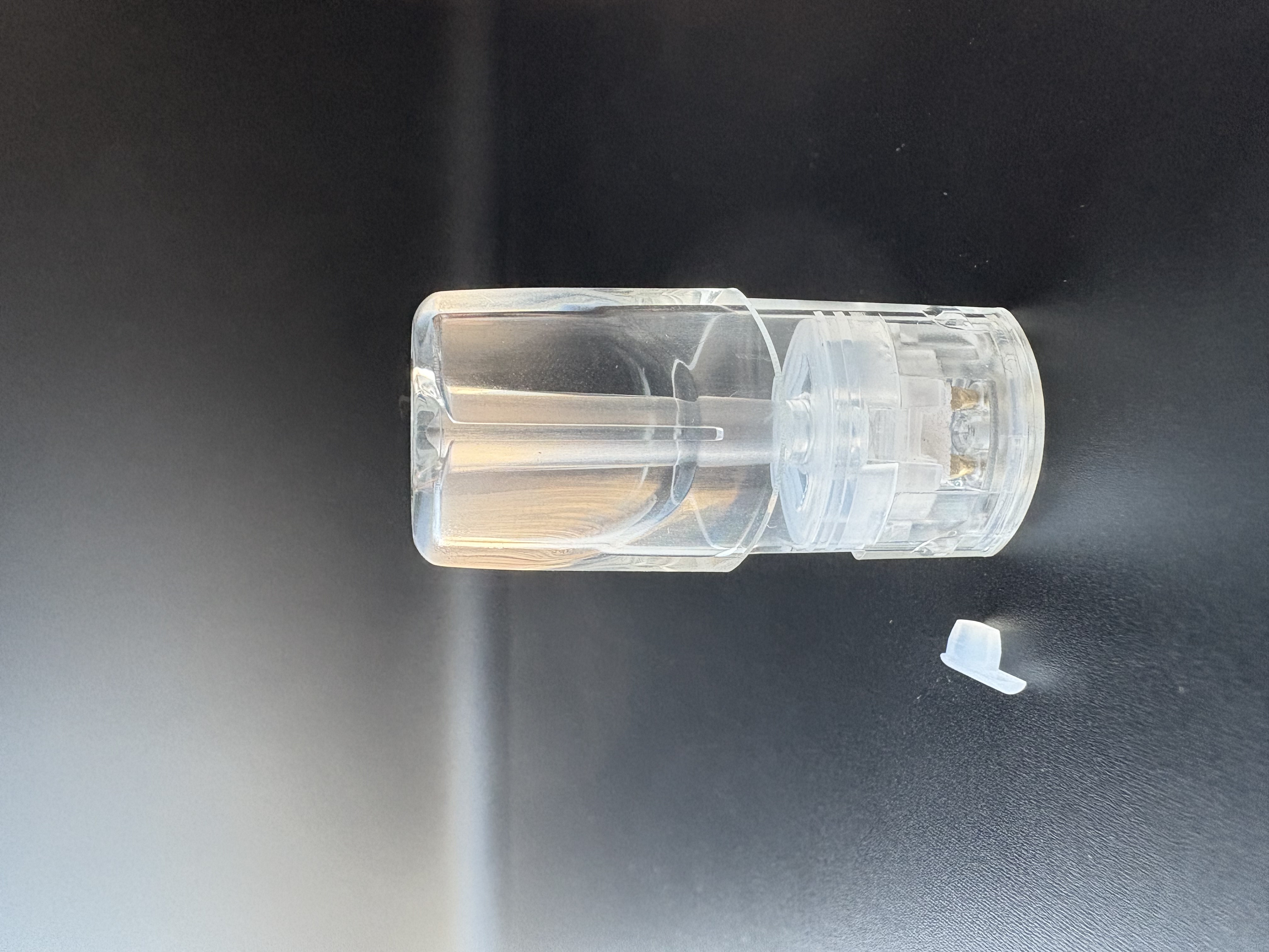 新品上市 一代側灌油空倉/空彈 透明底座 不吃油不漏油-百入組