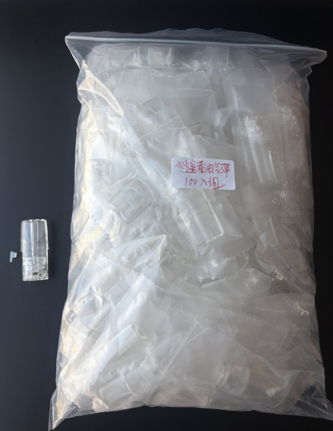 新品上市 一代側灌油空倉/空彈 透明底座 不吃油不漏油-百入組