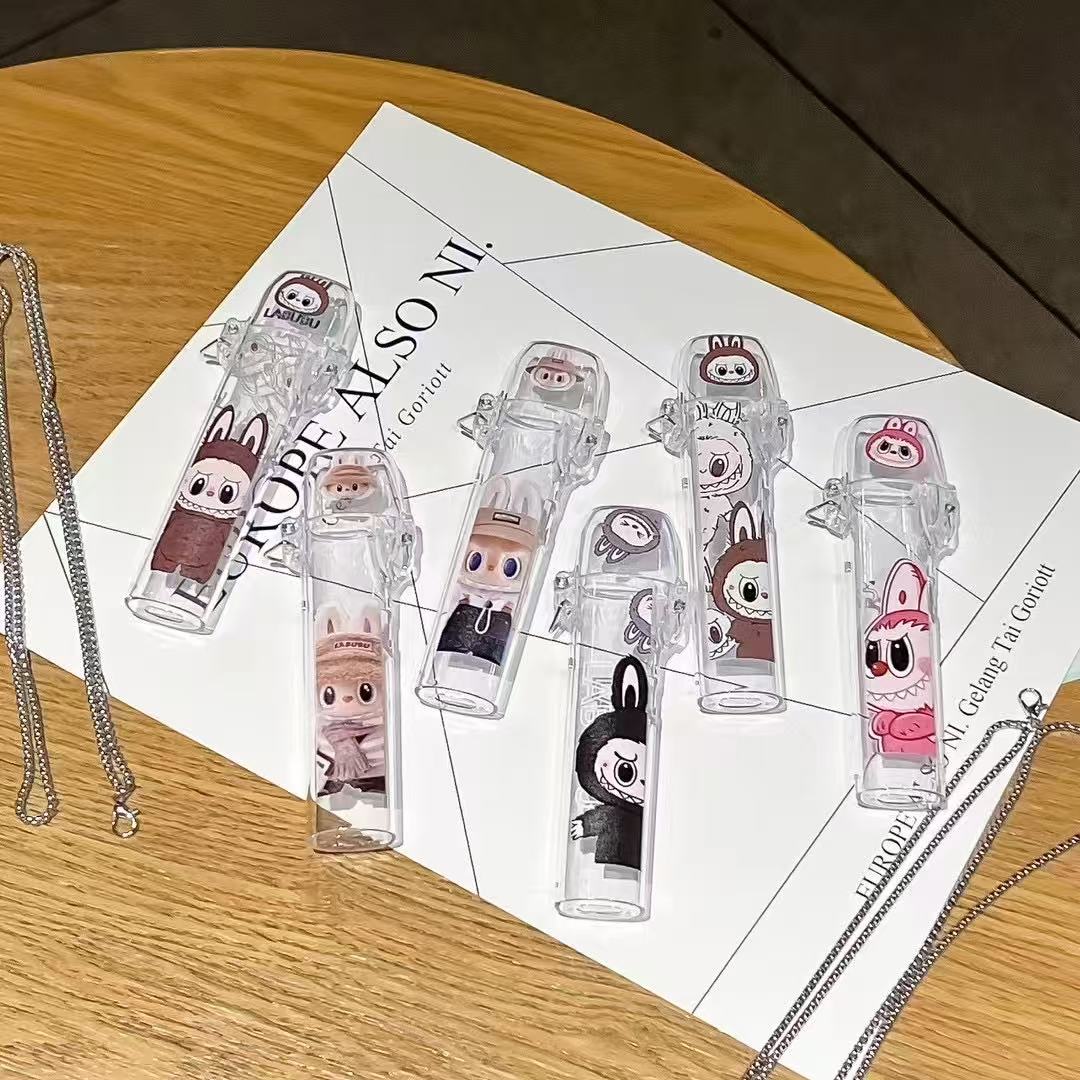 LABUBU拉佈佈 一代主機保護套 通用sp2/lana/ilia/diya保護套 防摔  透明硅膠 （配掛繩）