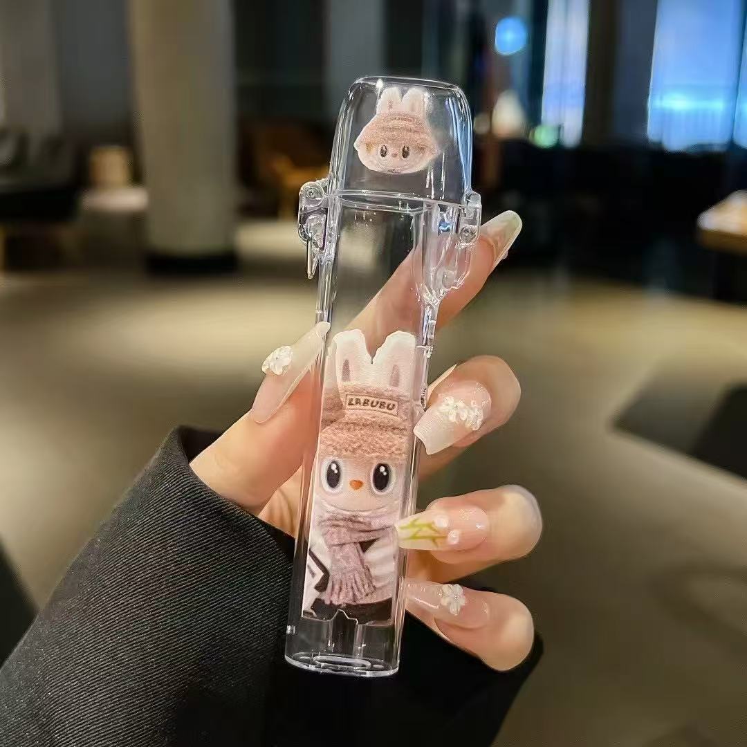 LABUBU拉佈佈 一代主機保護套 通用sp2/lana/ilia/diya保護套 防摔  透明硅膠 （配掛繩）