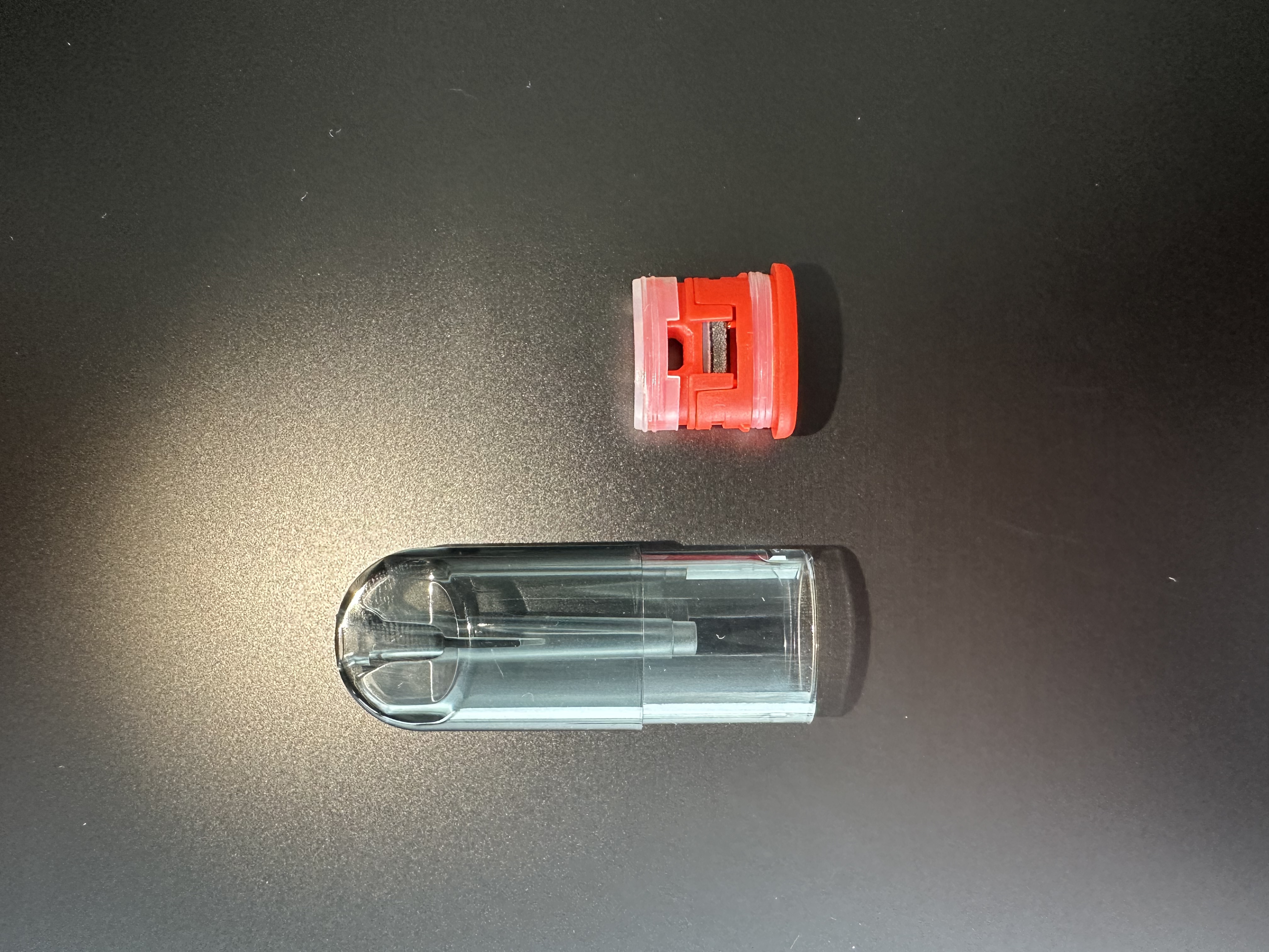 五六代紅色底座一次性空倉/空彈3ml 通用五六主機，不漏油，不焦彈 台灣現貨 