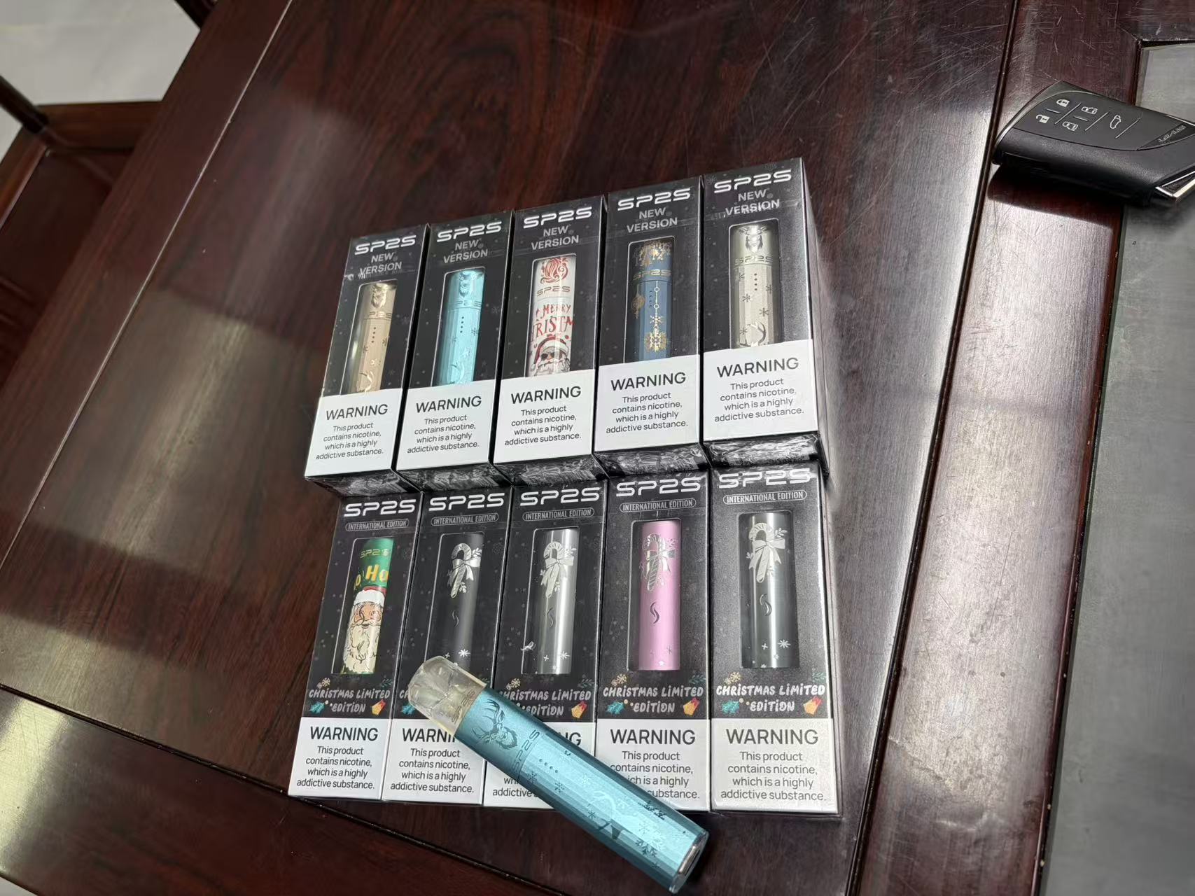 sp2s聖誕限定一代國際版主機聖誕款/鈦金屬主機聖誕款 正品思博瑞sp2s主機 適用一代煙彈