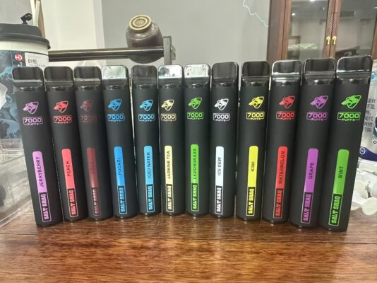 台灣現貨-鯊克SALT SHAQ7000口一次性電子煙/拋棄式