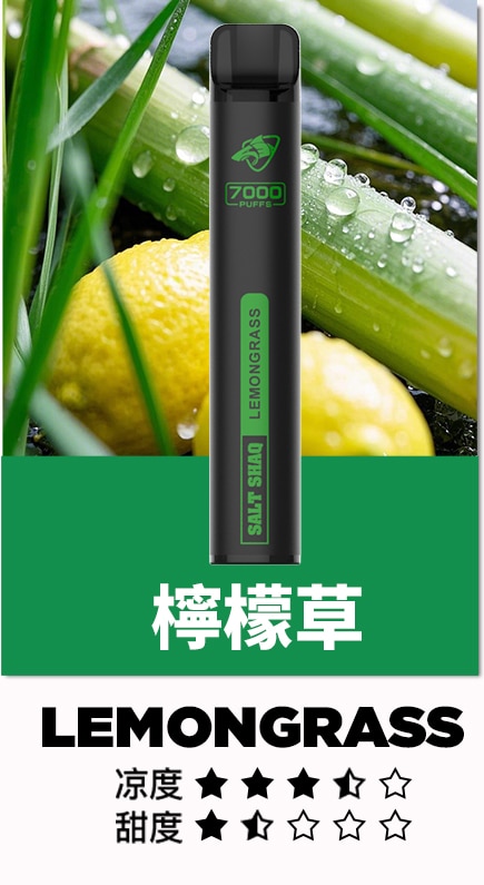 台灣現貨-鯊克SALT SHAQ7000口一次性電子煙/拋棄式