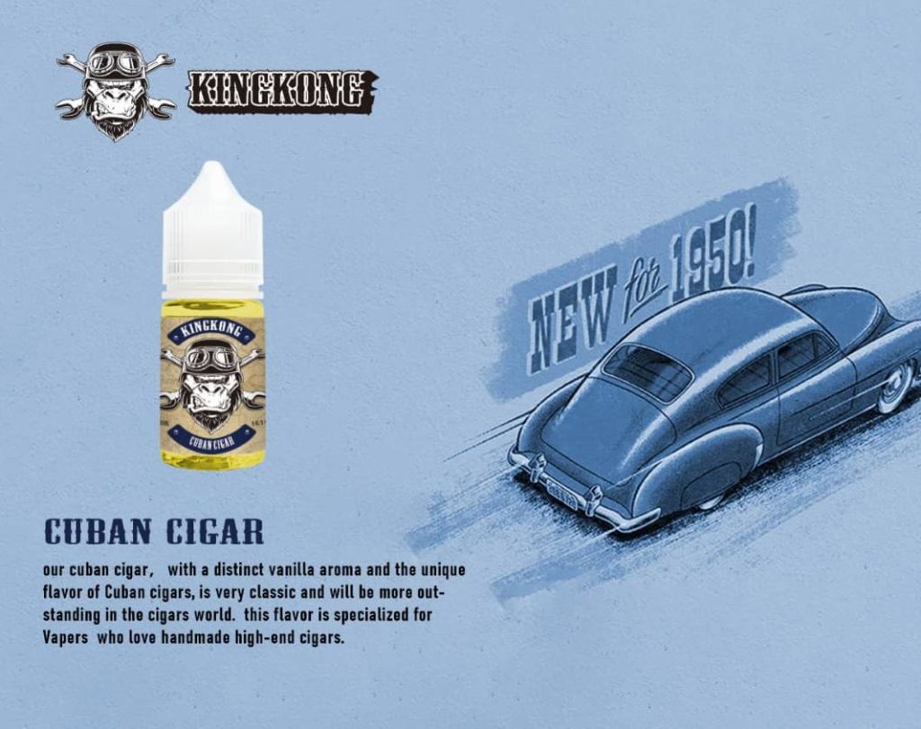 台灣現貨-KING KONG金剛煙草系列(無涼) 小煙油30ml 35mg