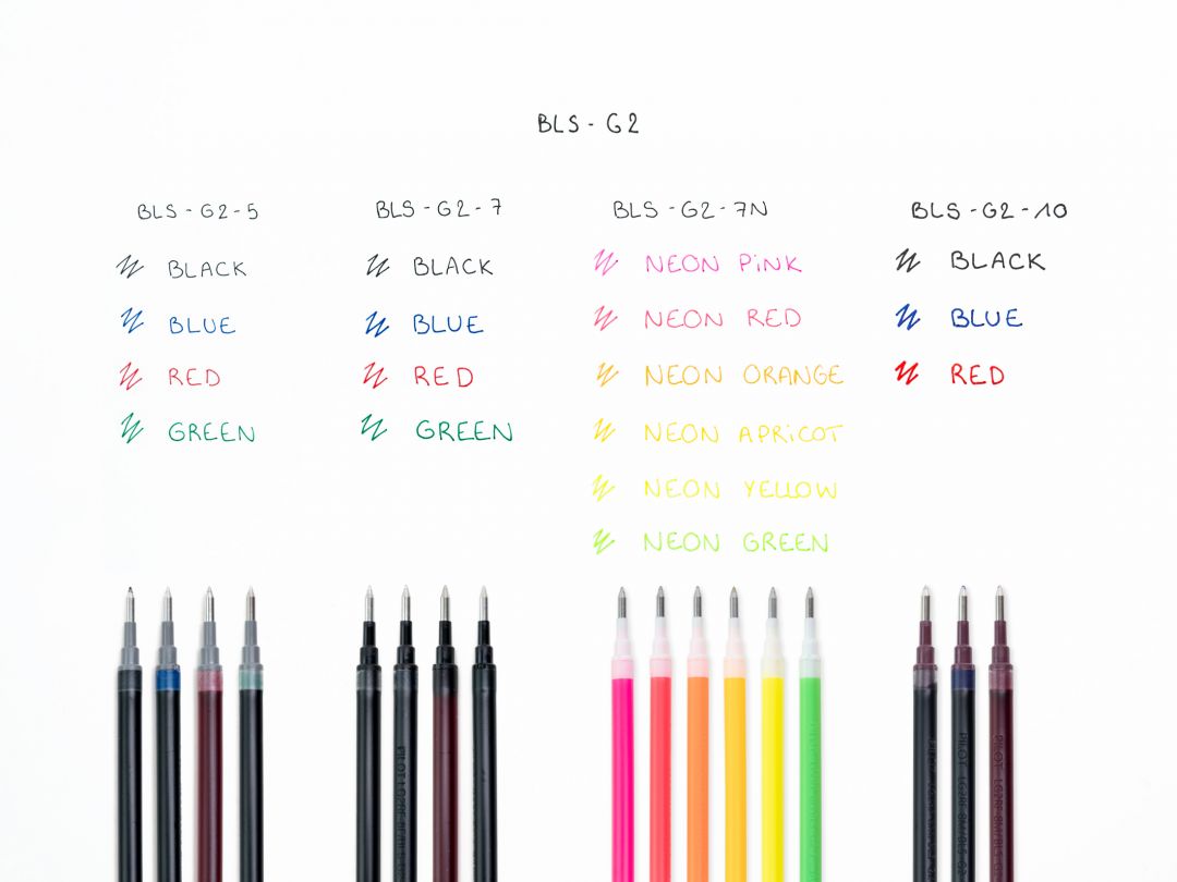 Gel Ink rollerball pen refill - BLS-G2