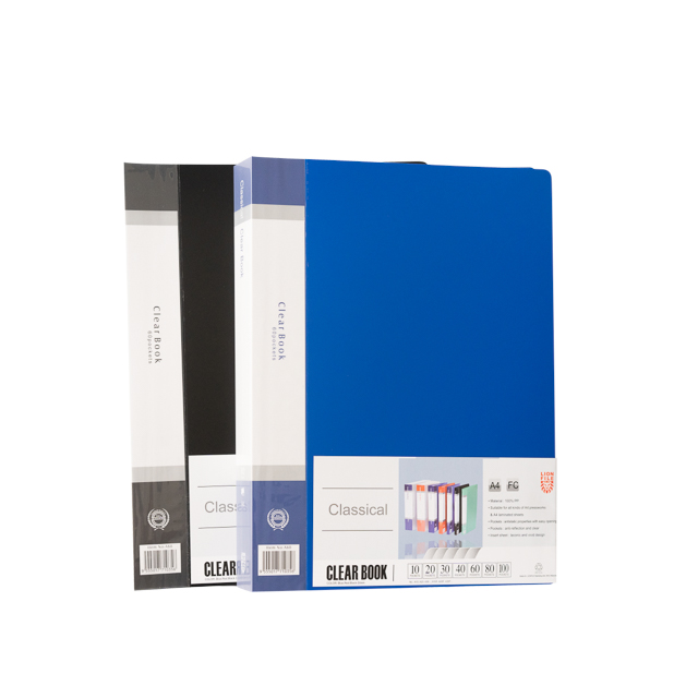 LION FILE NonRefill Clear Holder 40 Pages-Wholesale Office Stationery and Pantry Supply