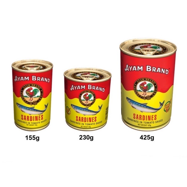 AYAM BRAND Sardines 155G /230G / 300G / 425G-Wholesale Office Stationery and Pantry Supply