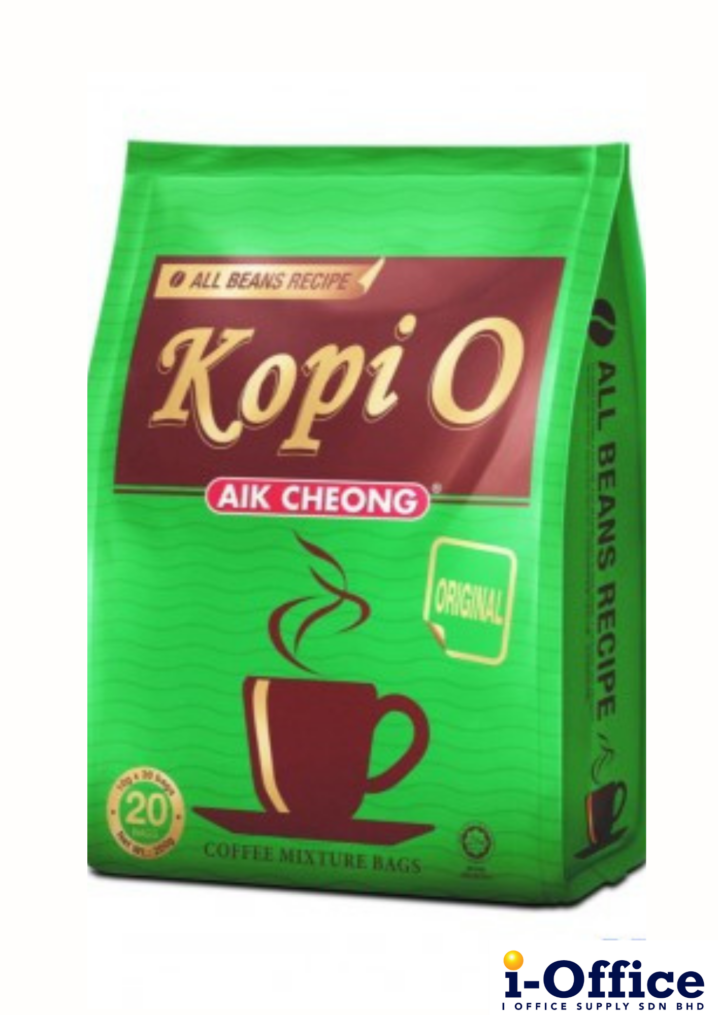 Aik Cheong Kopi O Coffee Mixture Bag - 20s x 10g - Original
