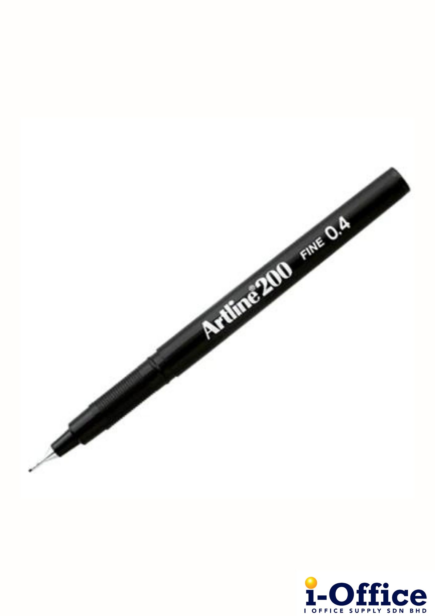 Artline 200 Fine Line Pen - 0.4mm - Black