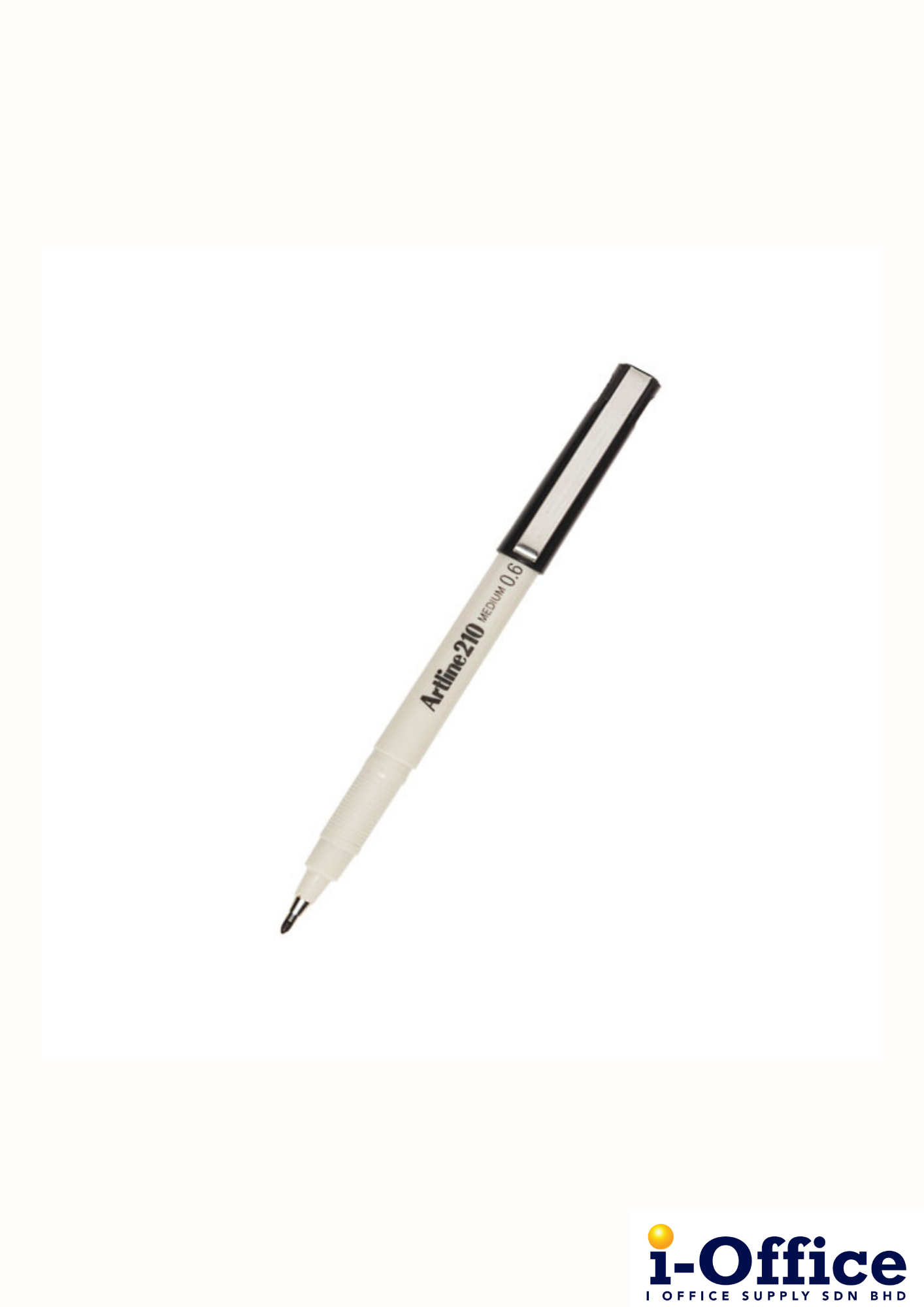 Artline 210 Medium Line Pen - 0.6mm - Black