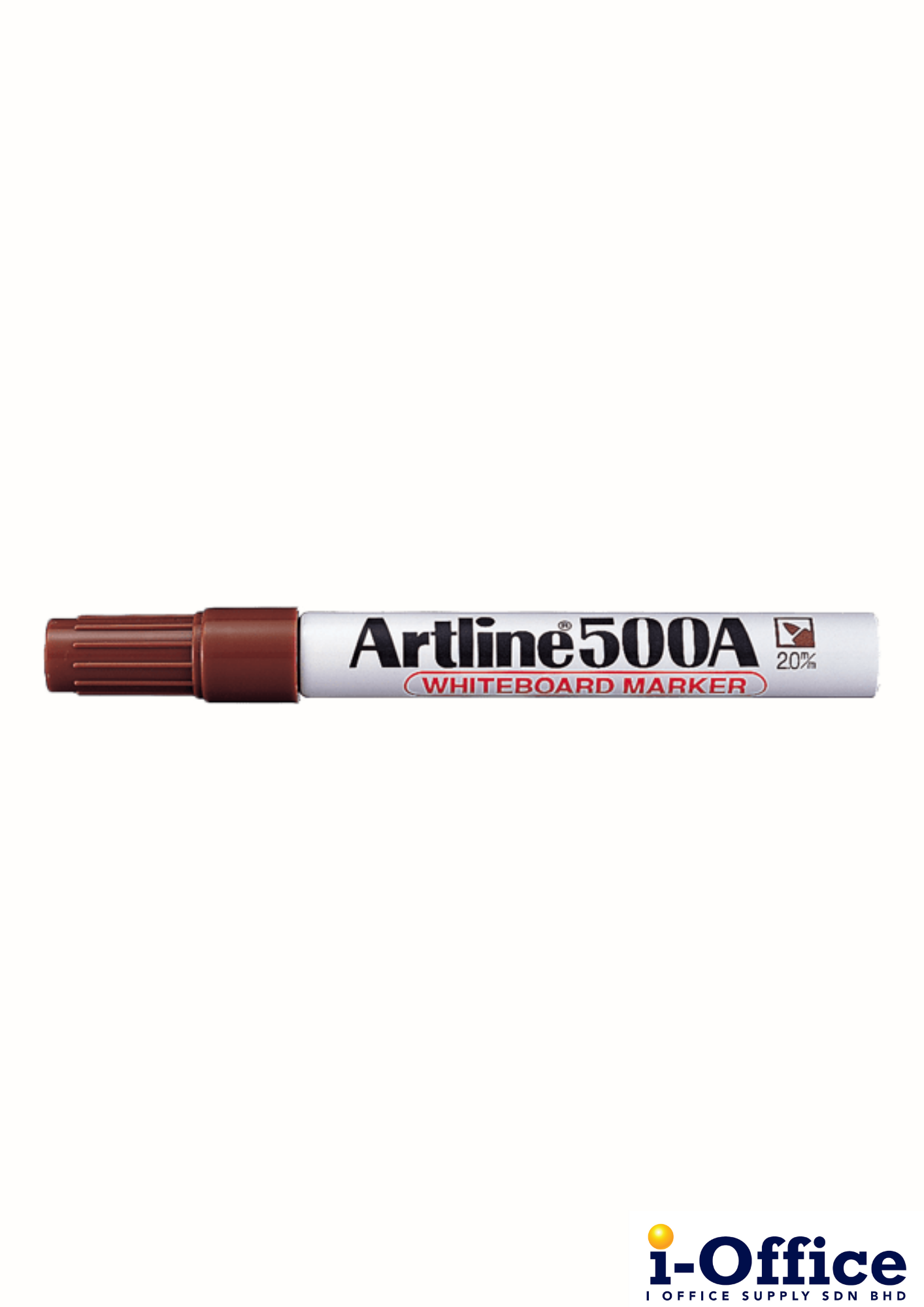 Artline 500A White Board Marker - Brown