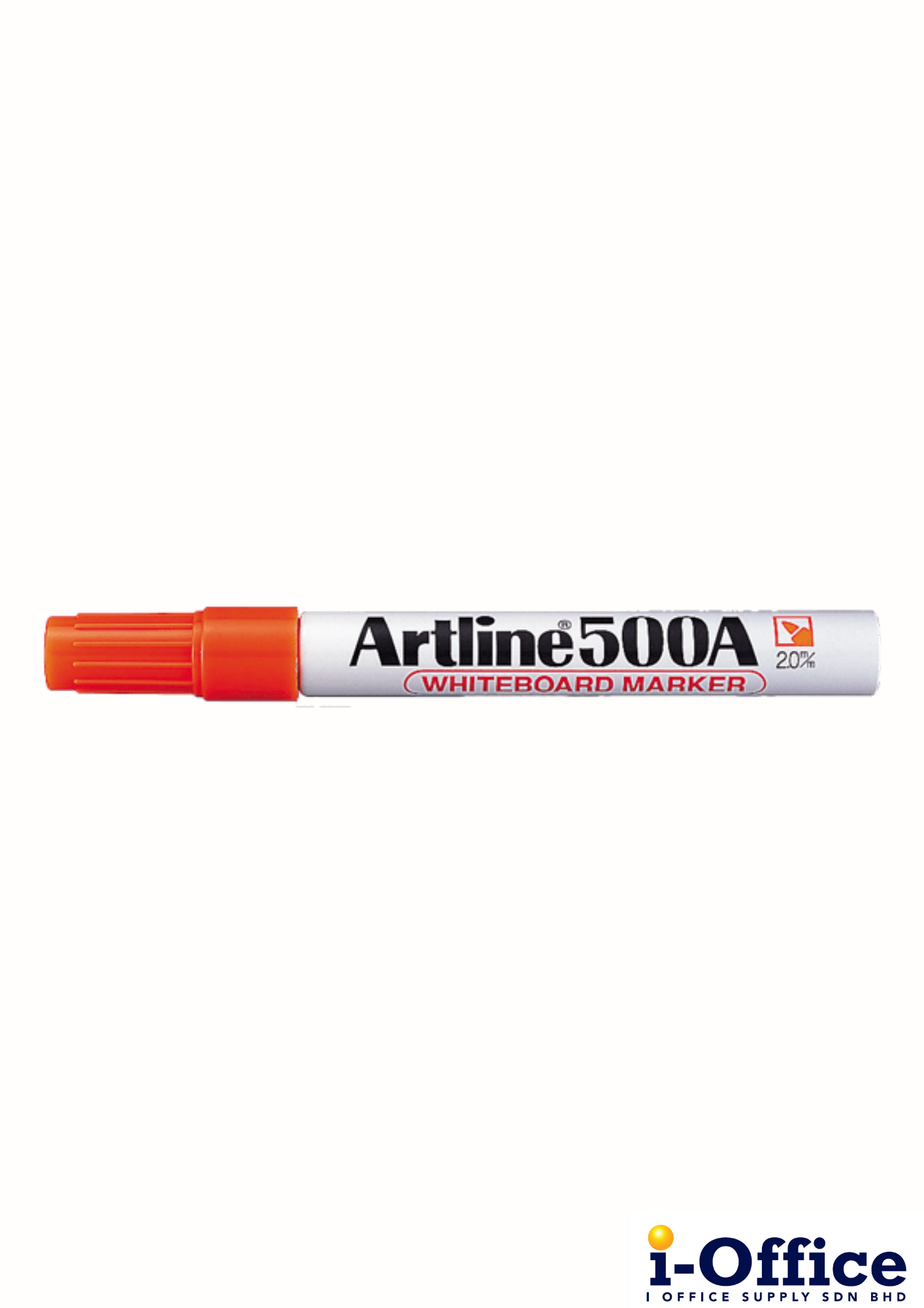 Artline 500A White Board Marker - Orange