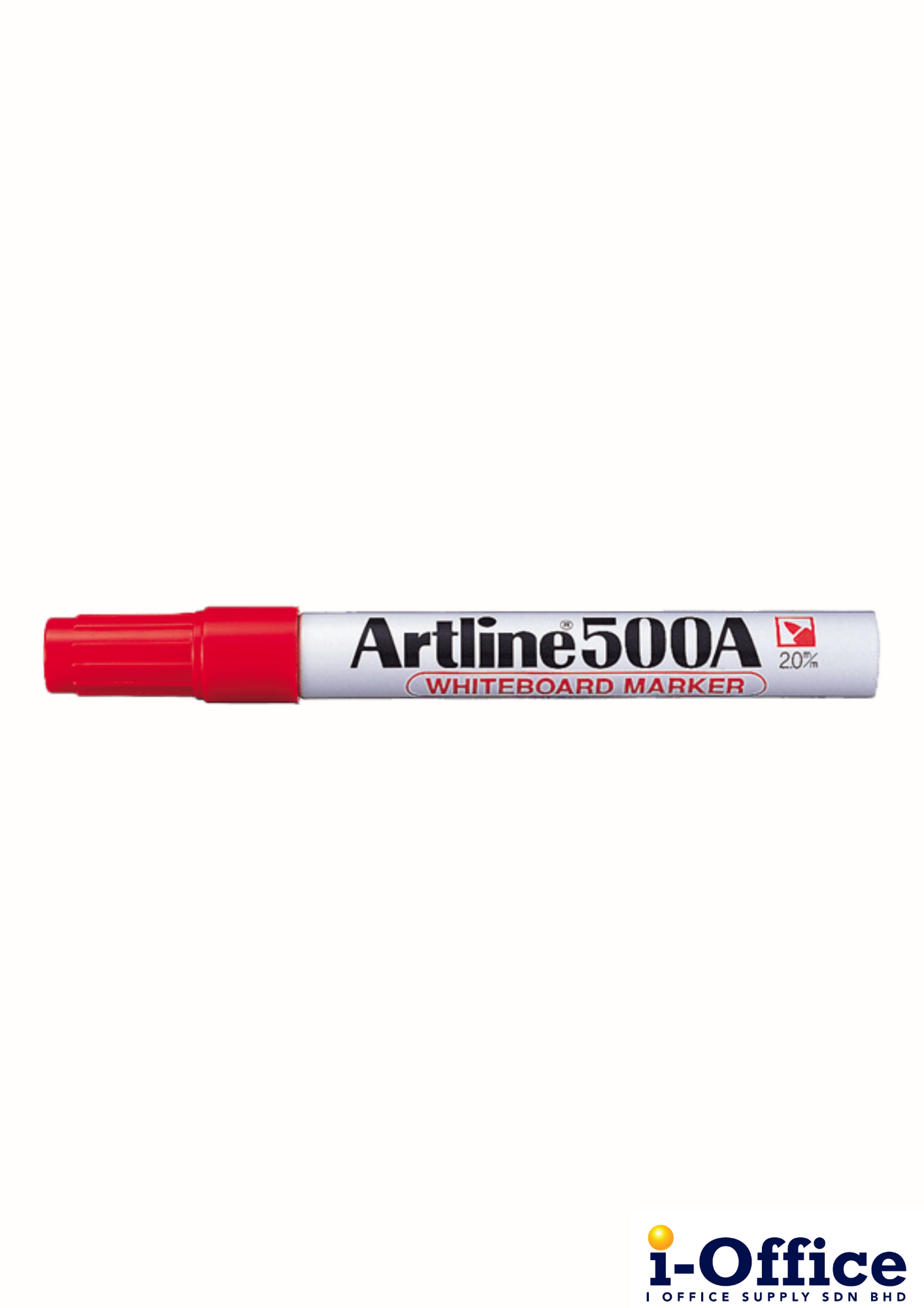 Artline 500A White Board Marker - Red