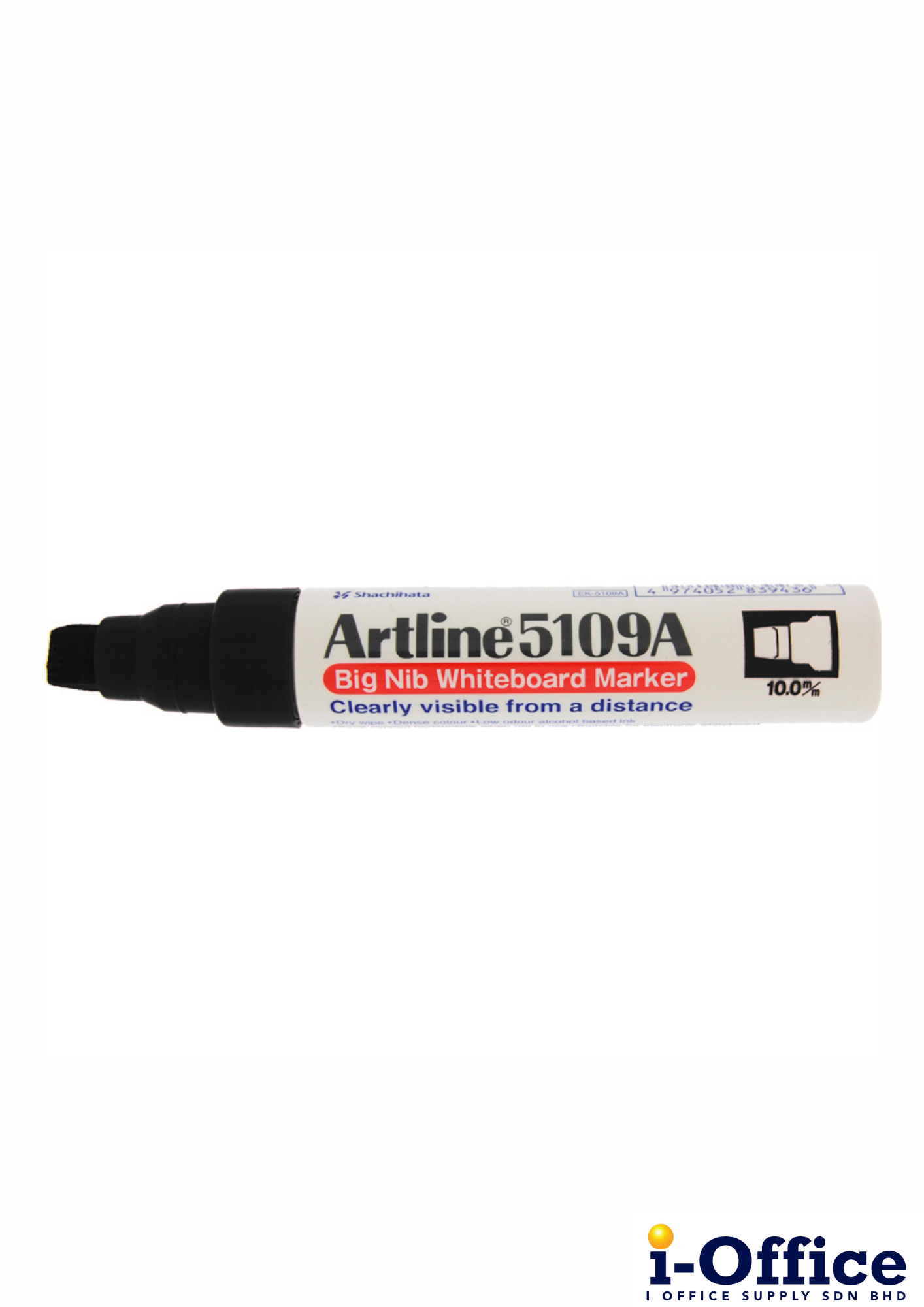 Artline 5109A Big Nib White Board Marker - Black