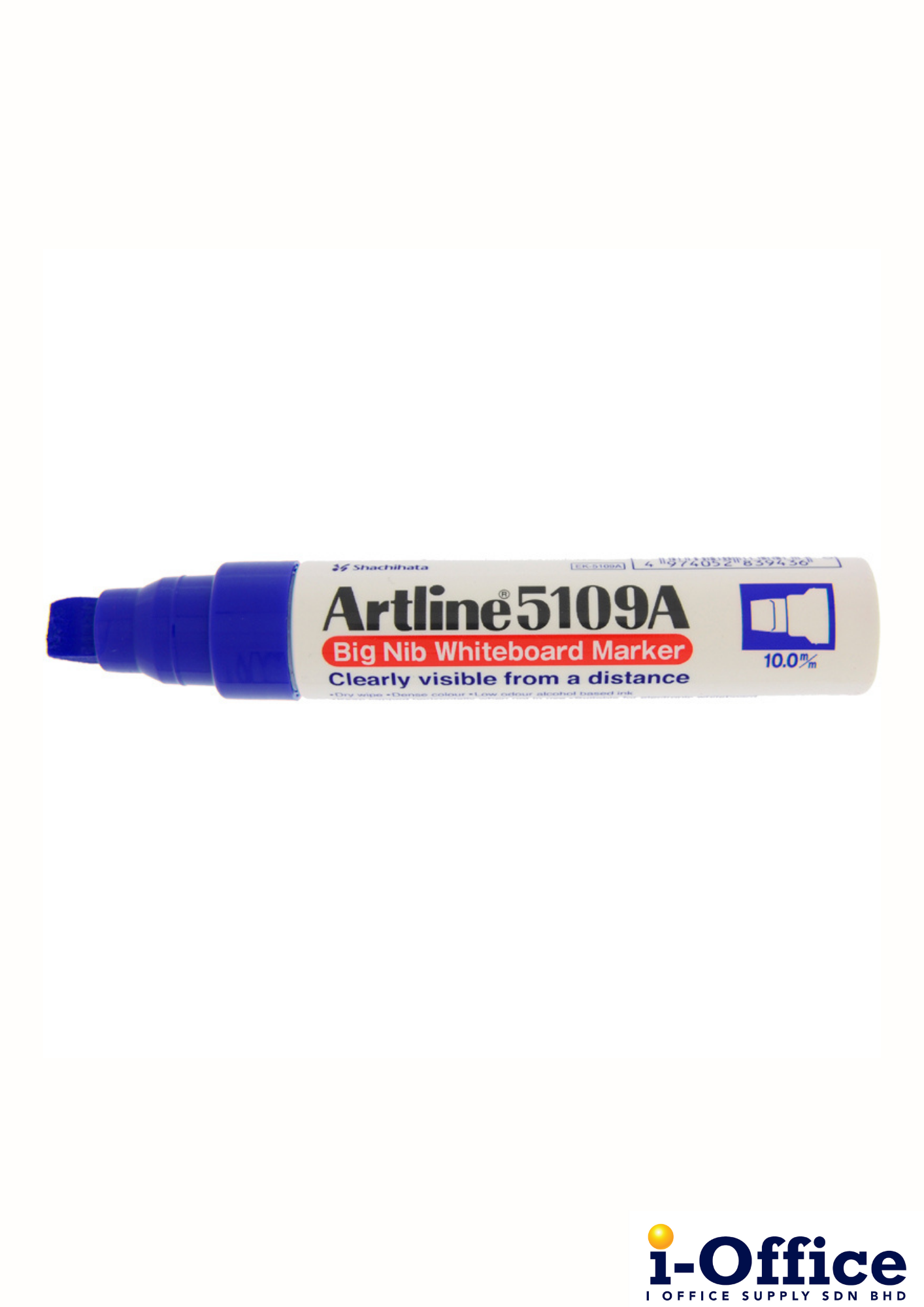 Artline 5109A Big Nib White Board Marker - Blue