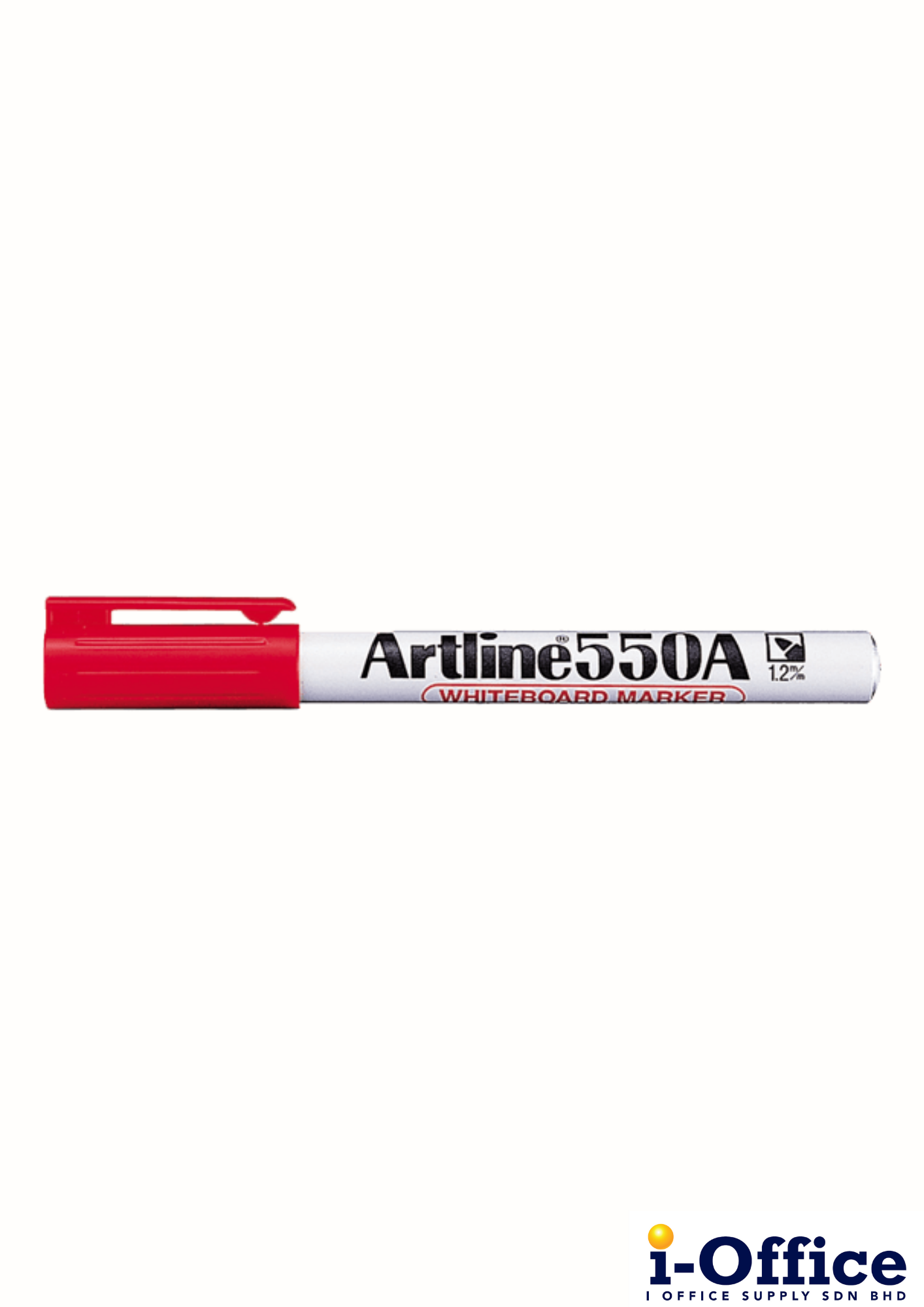 Artline 550A White Board Marker - Red