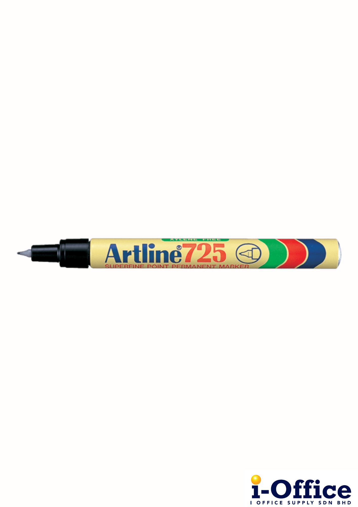 Artline 725 Permanent Marker Pen - Black