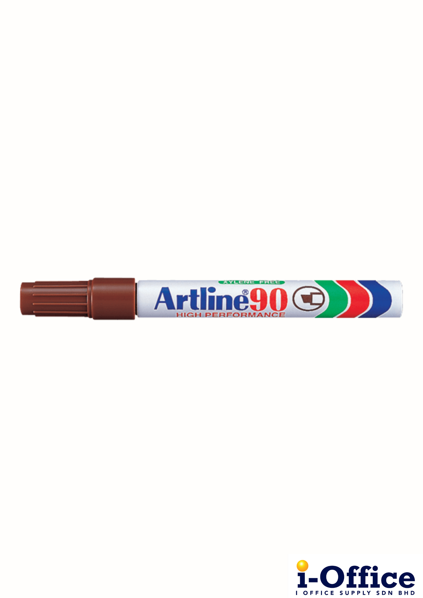 Artline 90 Permanent Marker Pen - Brown