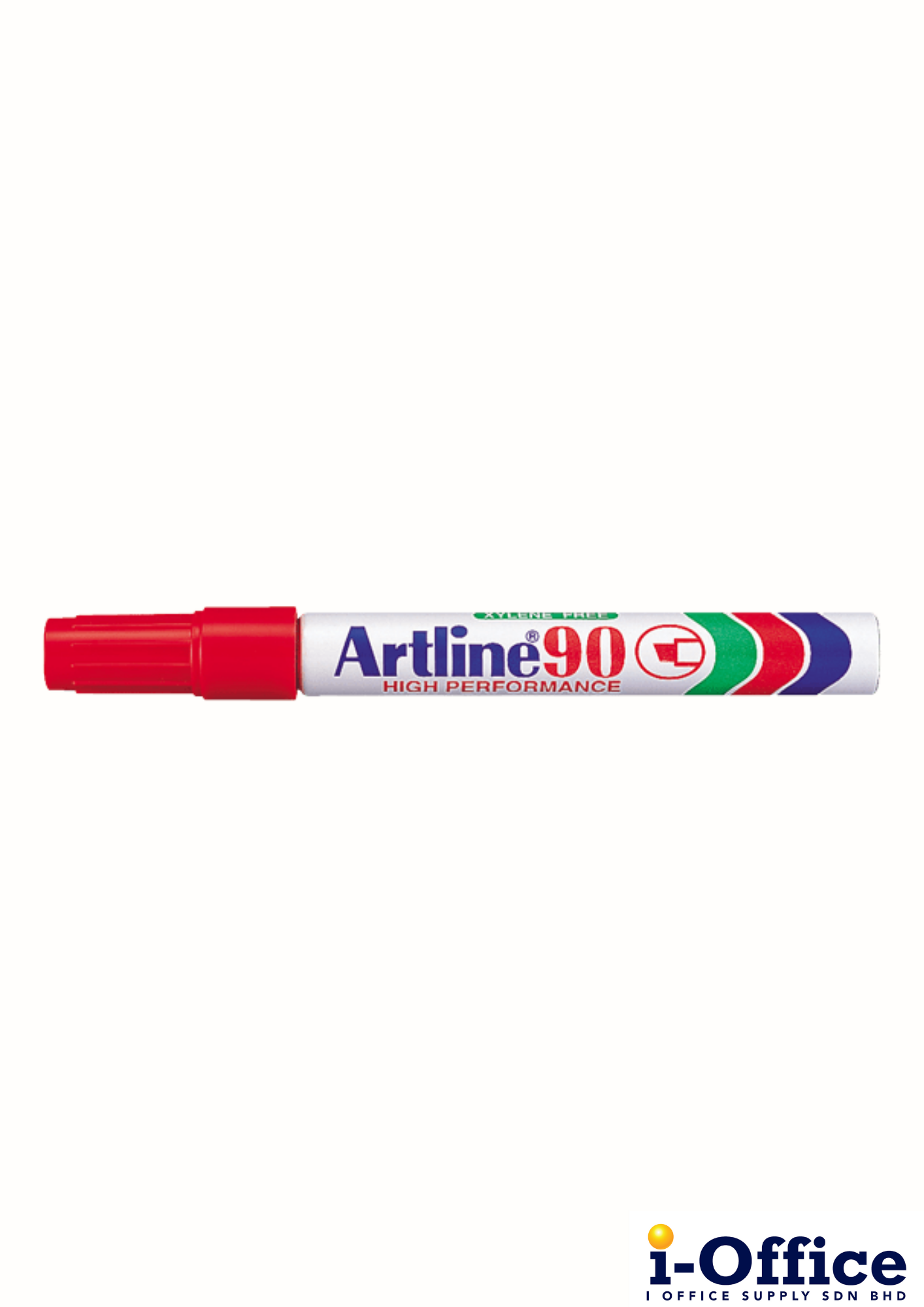 Artline 90 Permanent Marker Pen - Red