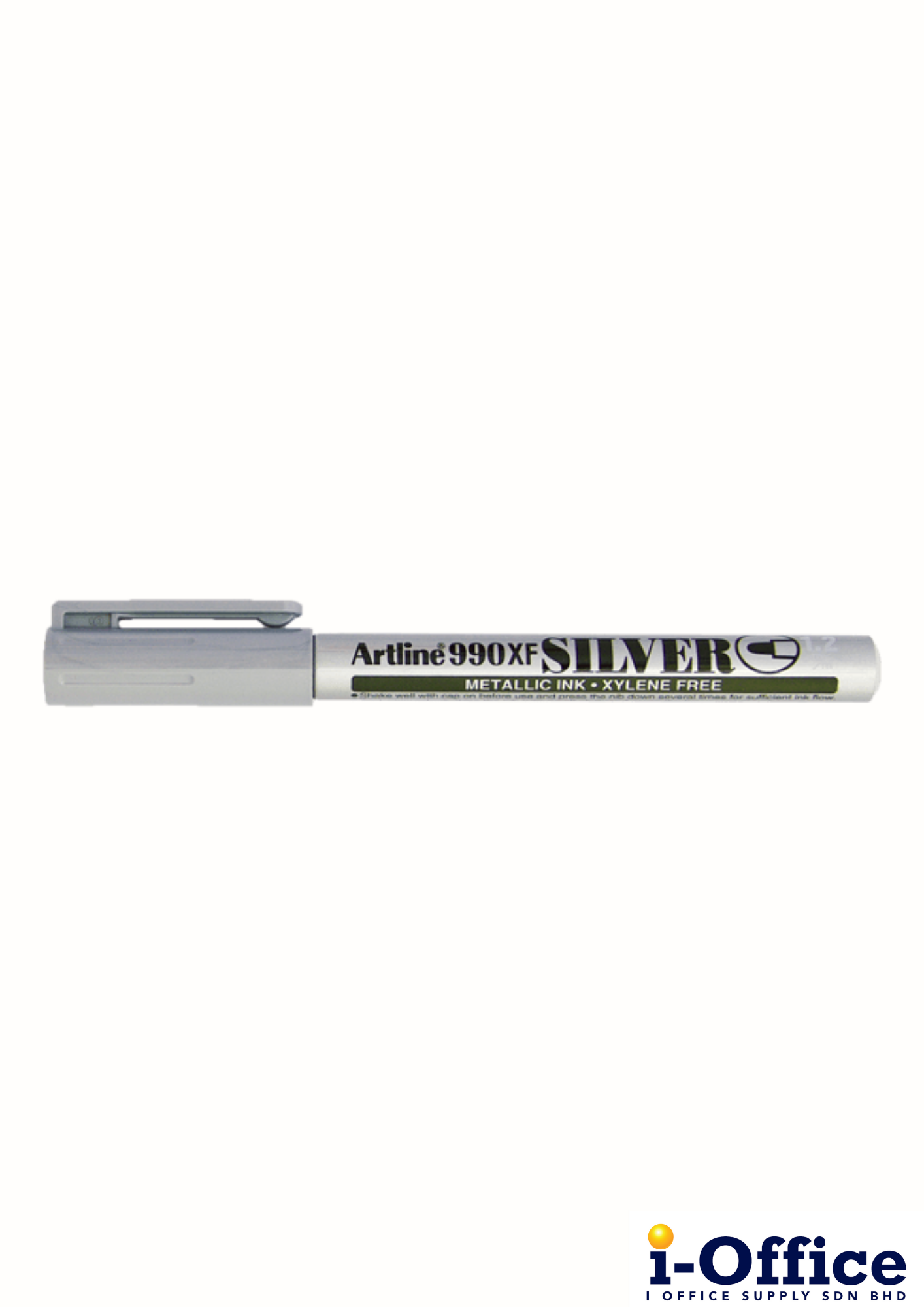 Artline 990XF Metalic Marker - Silver