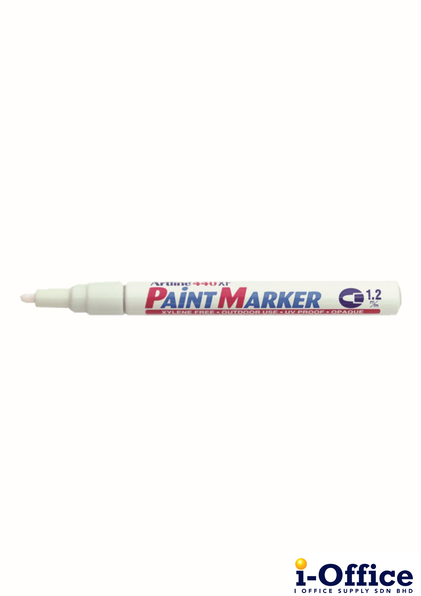 Artline EK-440XF Paint Marker - White